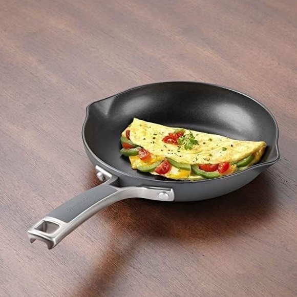 NWT CALPHALON Easy system 10” Non-Stick Black Frying Pan - Picture 2 of 2
